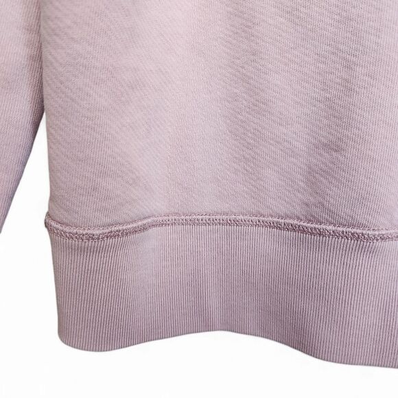 Madewell crewneck pullover sweatshirt XL light pink cozy warm fall basic - Picture 3 of 9